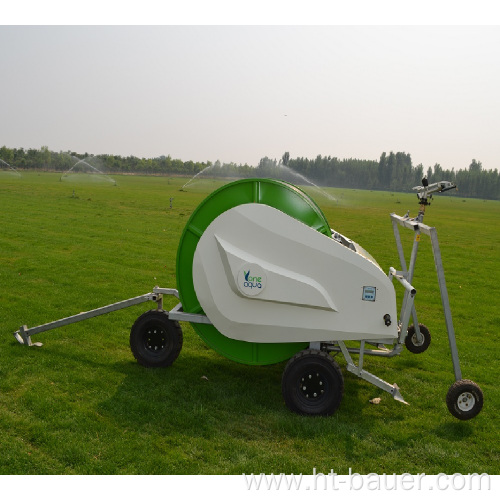 Stable pipe hose reel irrigation